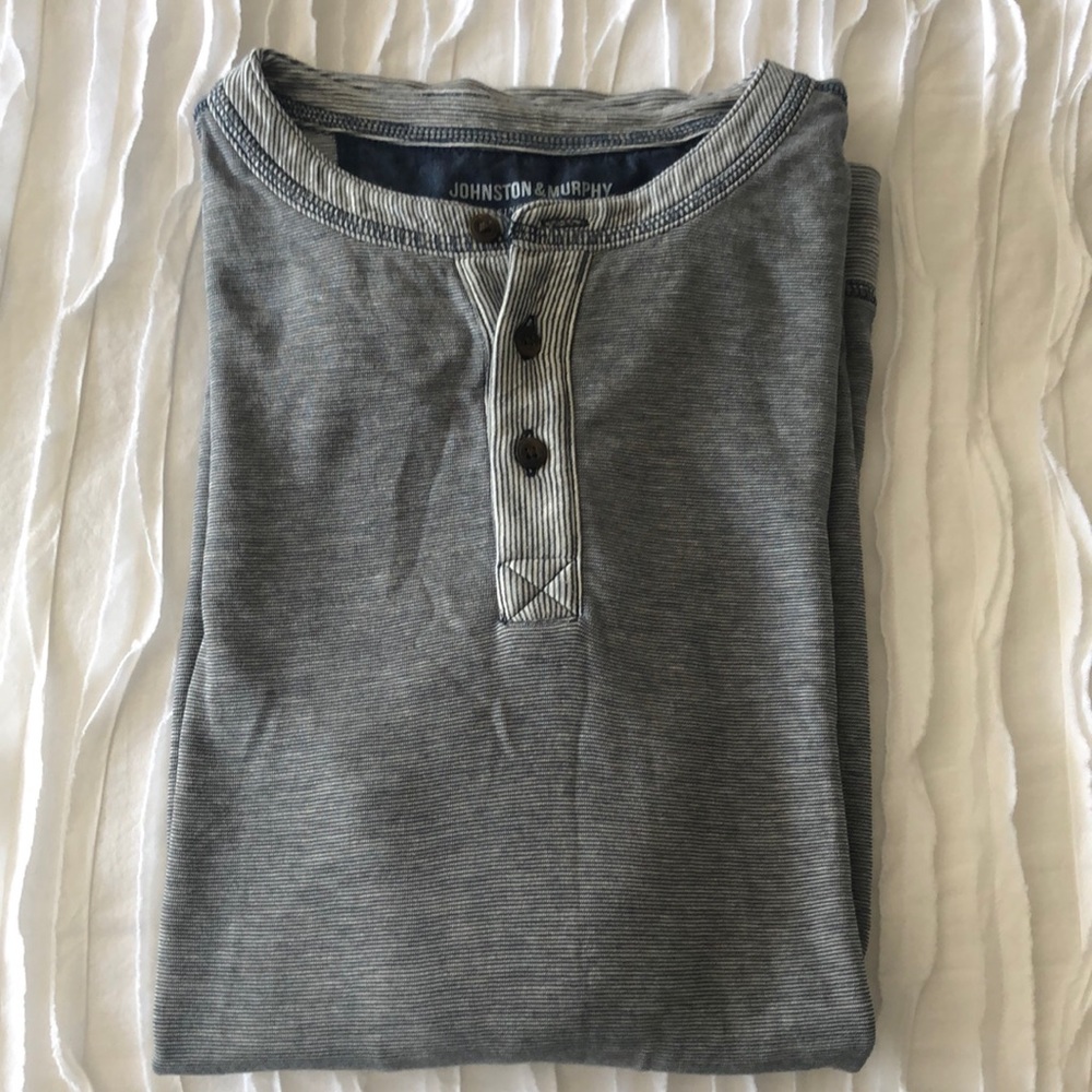 Johnston & Murphy Striped Thermal